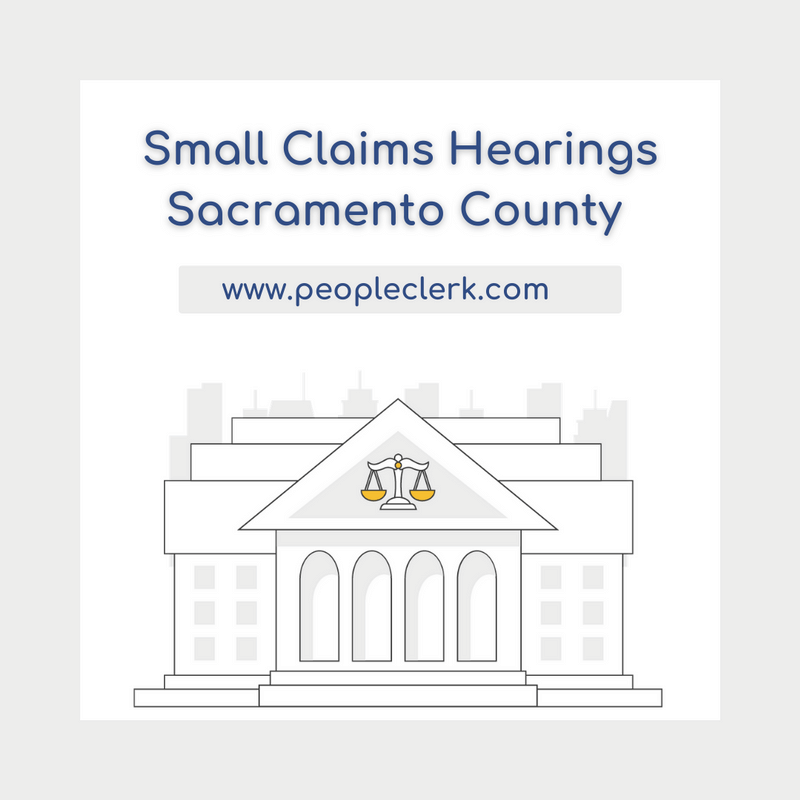 The Small Claims Hearing Sacramento County
